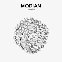 modian new style 100 925 sterling silver finger rings can change size amazing silver ring for women novel wedding jewelry