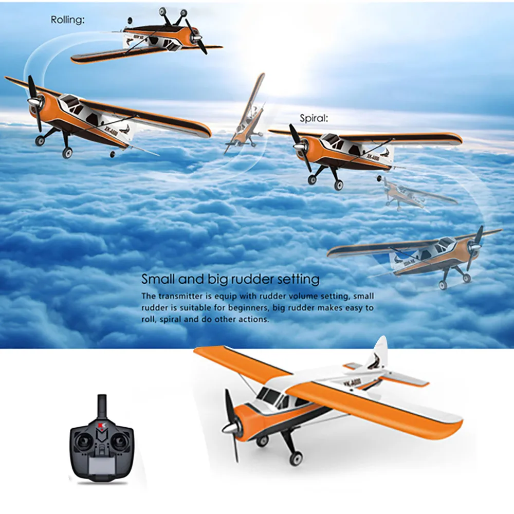 FUTABA 2,4G пульт дистанционного управления Wltoys A600 2,4G 3D6G мини пульт дистанционного управления Радиоуправляемый летательный аппарат бесщеточный двигатель 1404#/20