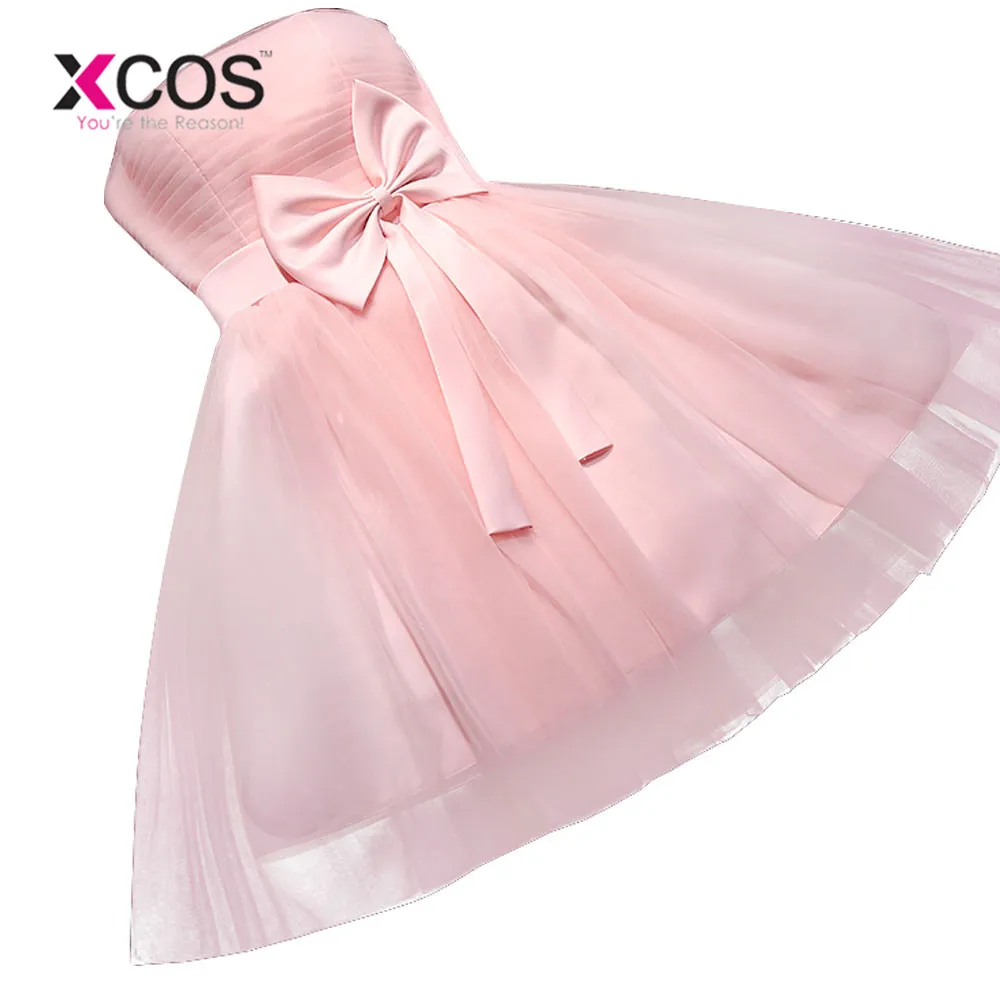 Новинка весны 2017 размера плюс Вечерние платья подружки невесты без бретелек