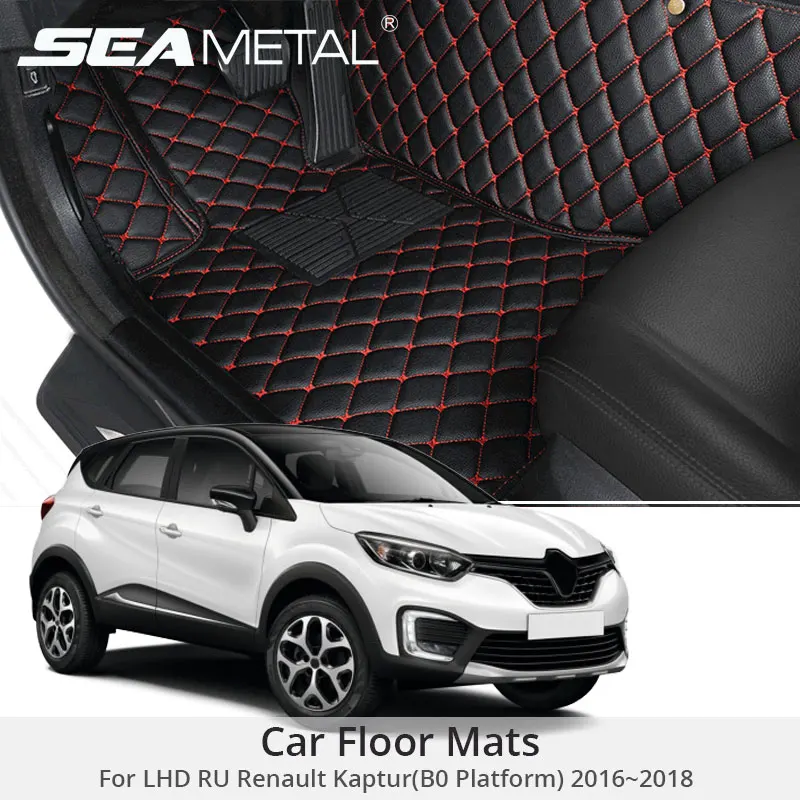 Для LHD RU Renault Kaptur B0 2018 2017 2016 автомобильные коврики под заказ кожаные ковры грузовые