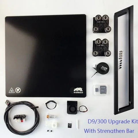 Дубликатор Wanhao D9/300/400/500 MK2 обновленный комплект с ребристой усиленной штангой 3D принтер большой размер