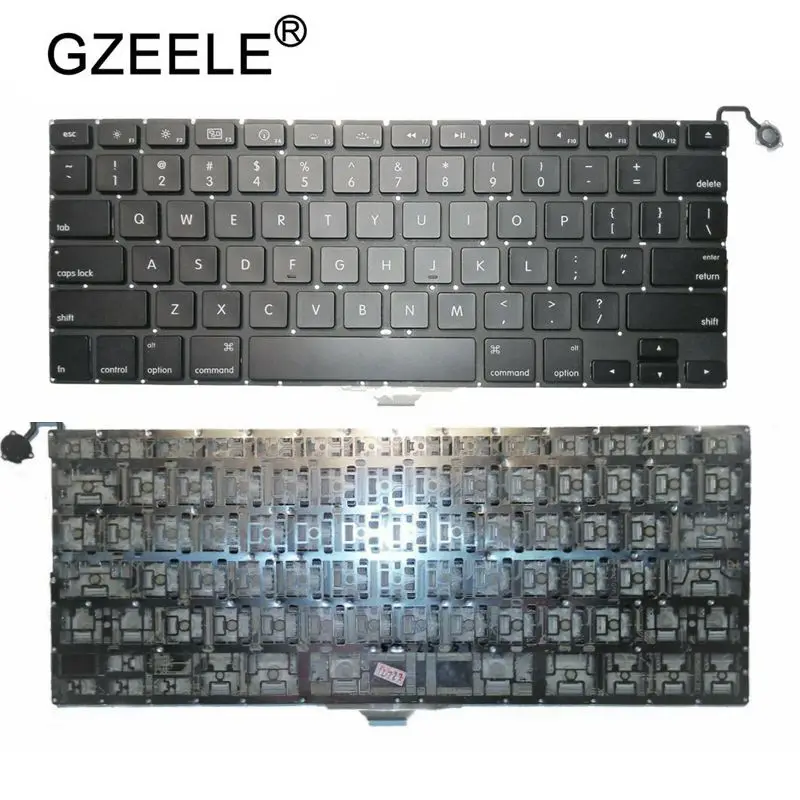 

GZEELE NEW US laptop keyboard FOR Apple Macbook Air A1237 A1304 Keyboard Replacement US without backlit without frame black