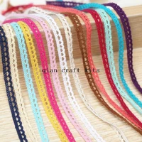 120 yards cotton trim for craft and fashion projects mix color 12mm ribbon assorted