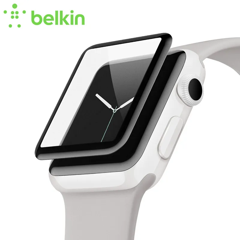 Belkin оригинальный Экран силы ultracurve Стекло защита для Apple Watch 42mm серии 2/3 с посылка