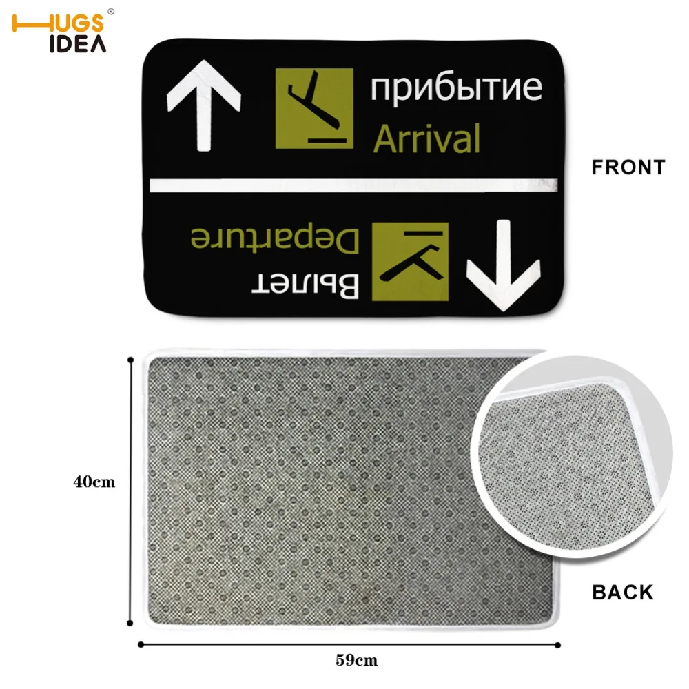 Новый домашний декор HUGSIDEA ковры для входной двери забавные Русские слова коврики