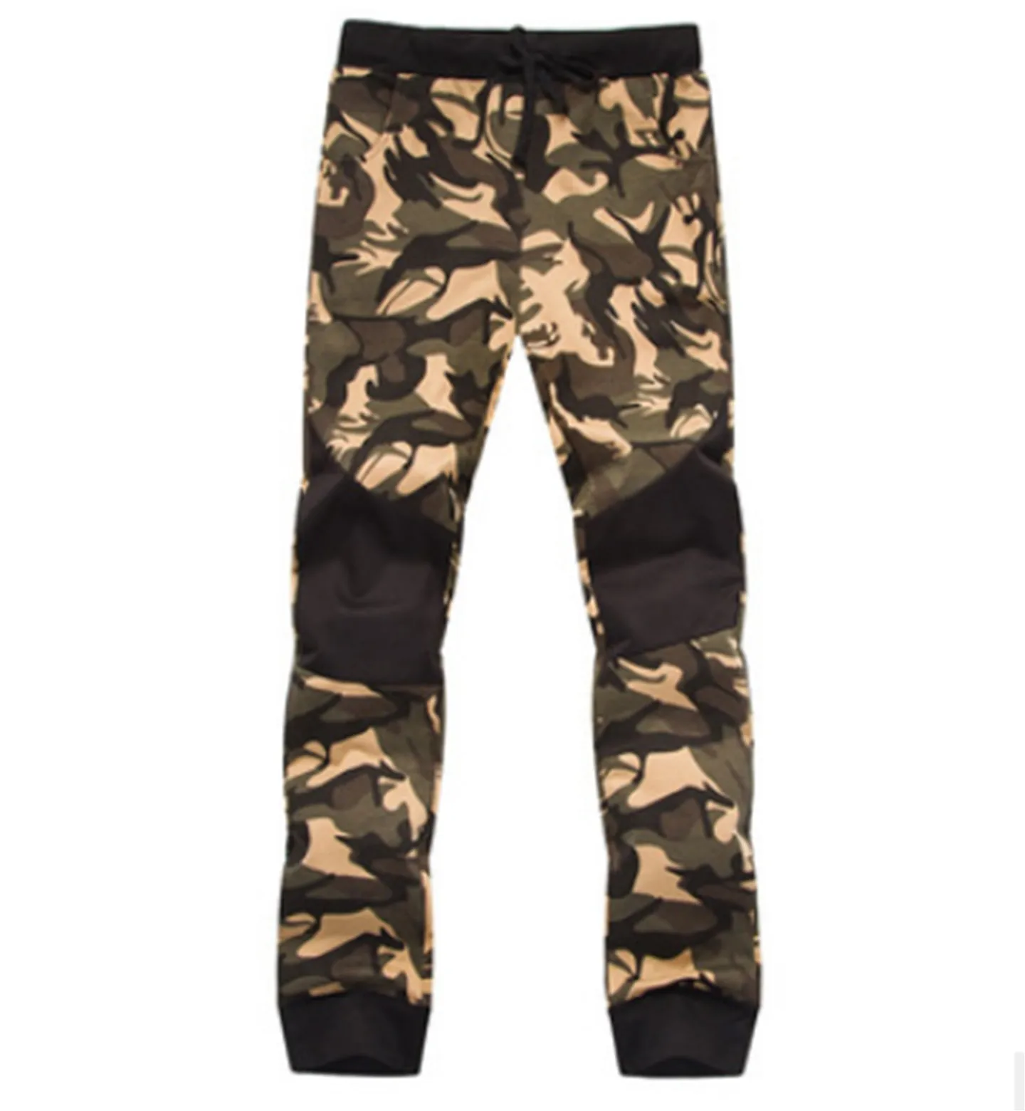 2018 Новый Для Мужчин's Повседневное обтягивающие джинсы CARGO CAMO Denim Fit Брюки для