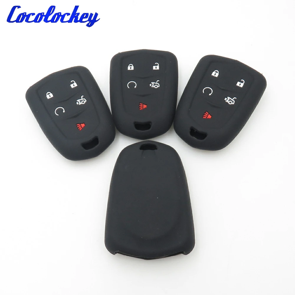 Cocolockey Силиконовая обложка для ключа с дистанционным управлением Cadillac SRX XTS CTS ATS L 5