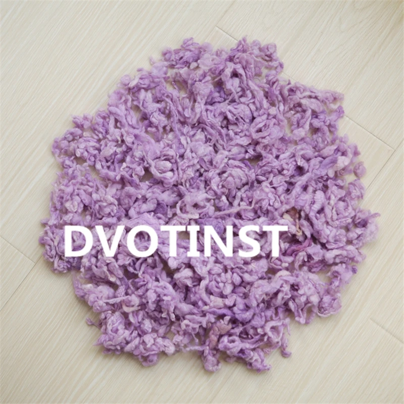 Dvotinst Baby Photography Props Wool Felt Blanket Basket Filler Background Stuffer Fotografia Accessories Studio Shooting | Детская