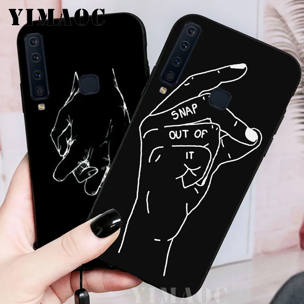 YIMAOC Line art body painting Soft Case for Samsung Galaxy A3 A5 A6 A7 A8 A9 Plus Note 8 9 A10 A30 A40 A50 A70 |