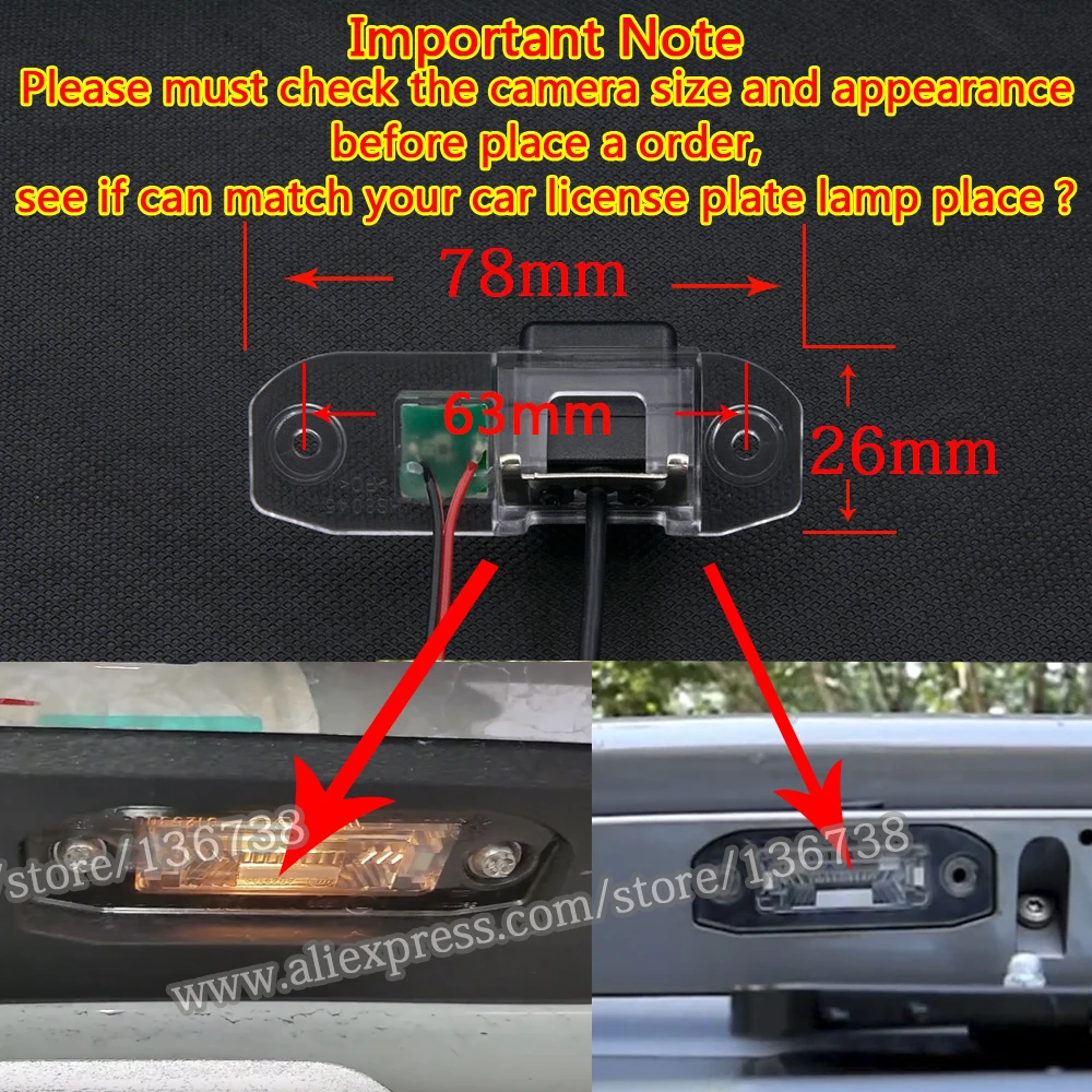 Камера заднего вида для Volvo S80L S60L S40L S80 S60 S40 V40 V50 V60 V70 XC90 XC60|car rear view reverse|car reverse camerarear
