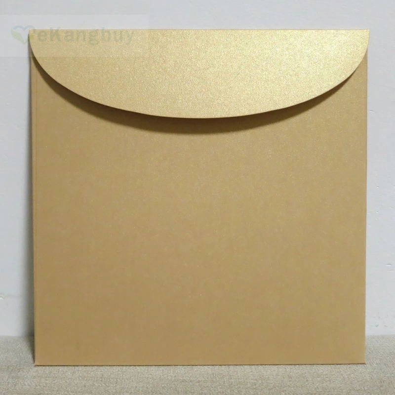 25 шт 16x16 см (6 2 &quotx 6 2&quot) толстый перламутровый бумажный конверт для свадебной