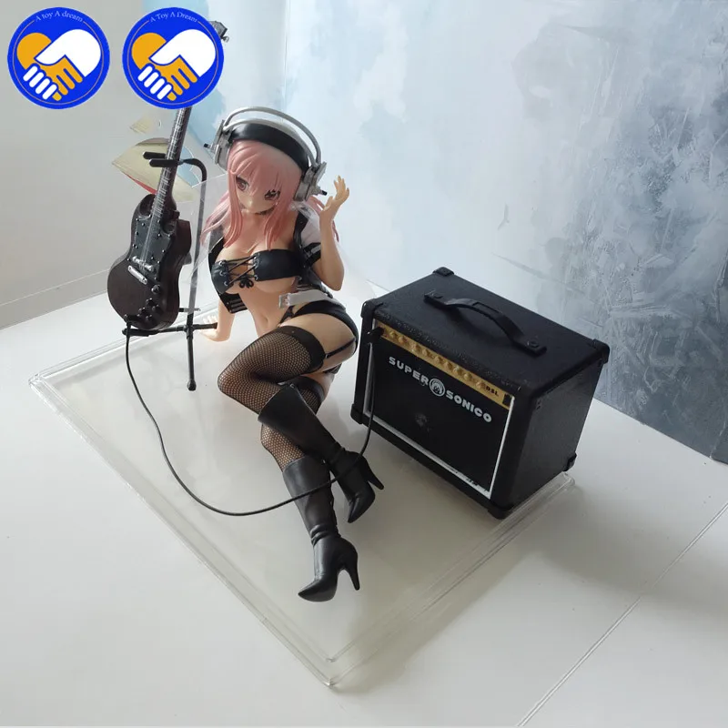 Купальник fuyu SONICO супер Соник 14 см ПВХ аниме фигурка модель с гитара бикини для