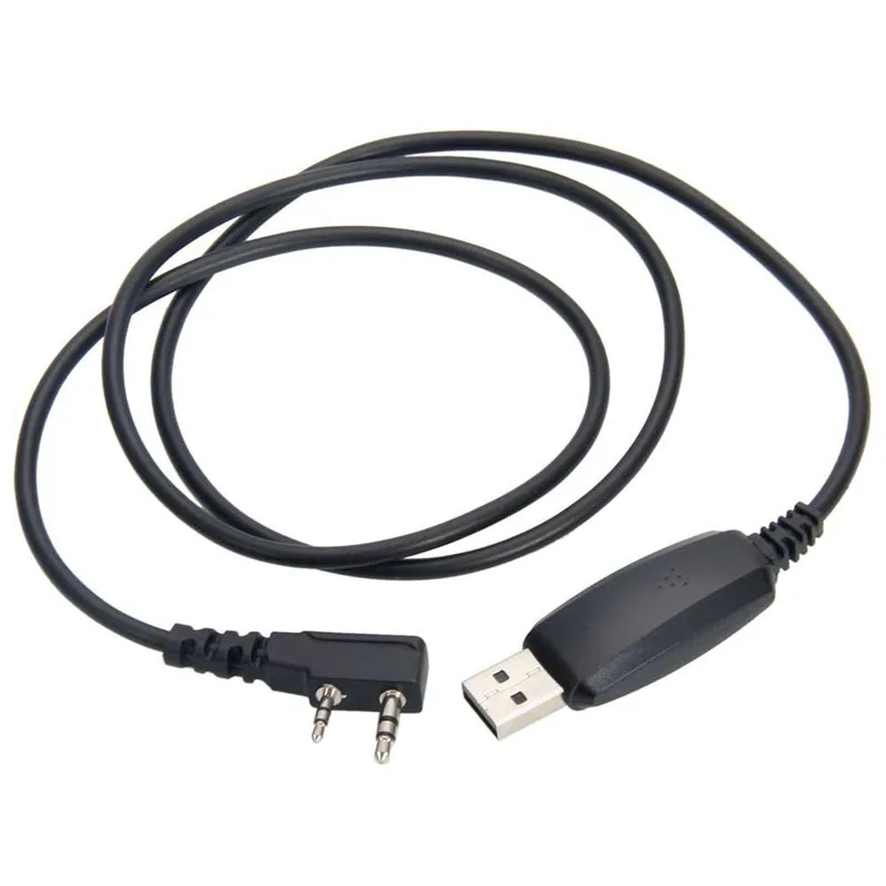 2Pin радио USB Кабель для программирования + Драйвер CD Walkie Talkie Baofeng UV 5RE 5R 888S 82