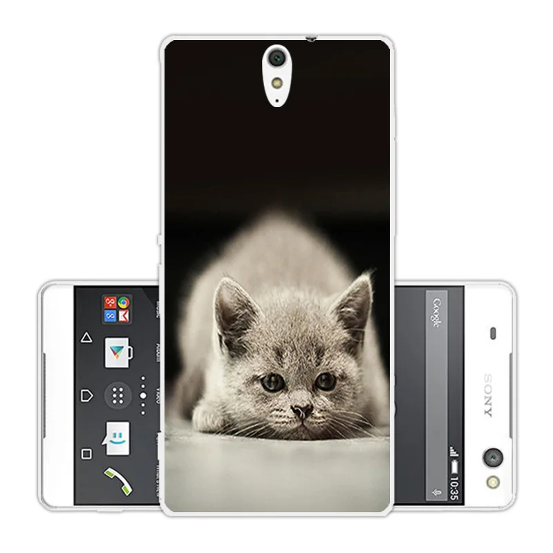 Для Sony Xperia C5 чехлы для телефонов Мягкая силиконовая задняя крышка 6 0 дюймов