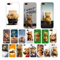 soft case for iphone x xs max xr ted bear cute design cover 6 6s 7plus 8 plus tpu shell 5s se 5 10 cartoon movie mobile coque
