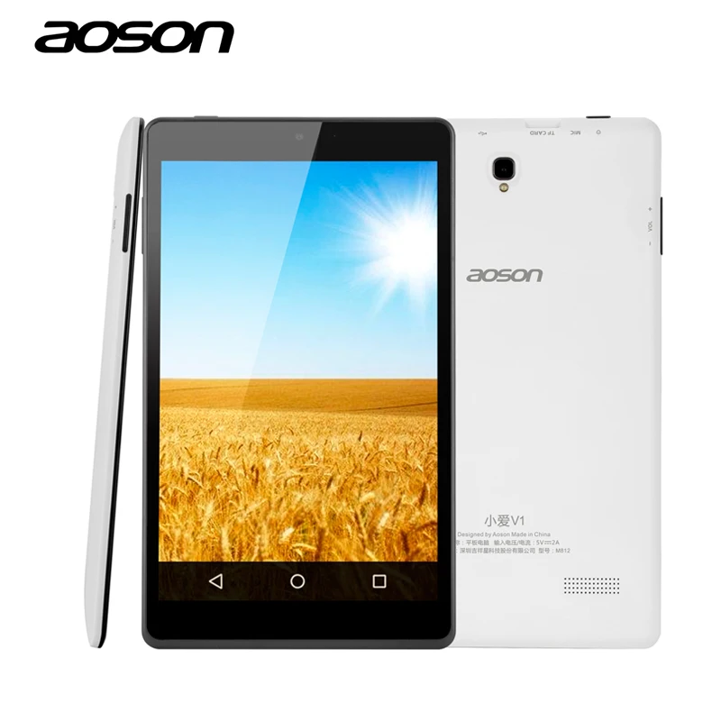 Aoson M812 Android 8 дюймов Планшеты PC 16 ГБ Встроенная память + 1 Оперативная 4 ядра 3 ГГц ips