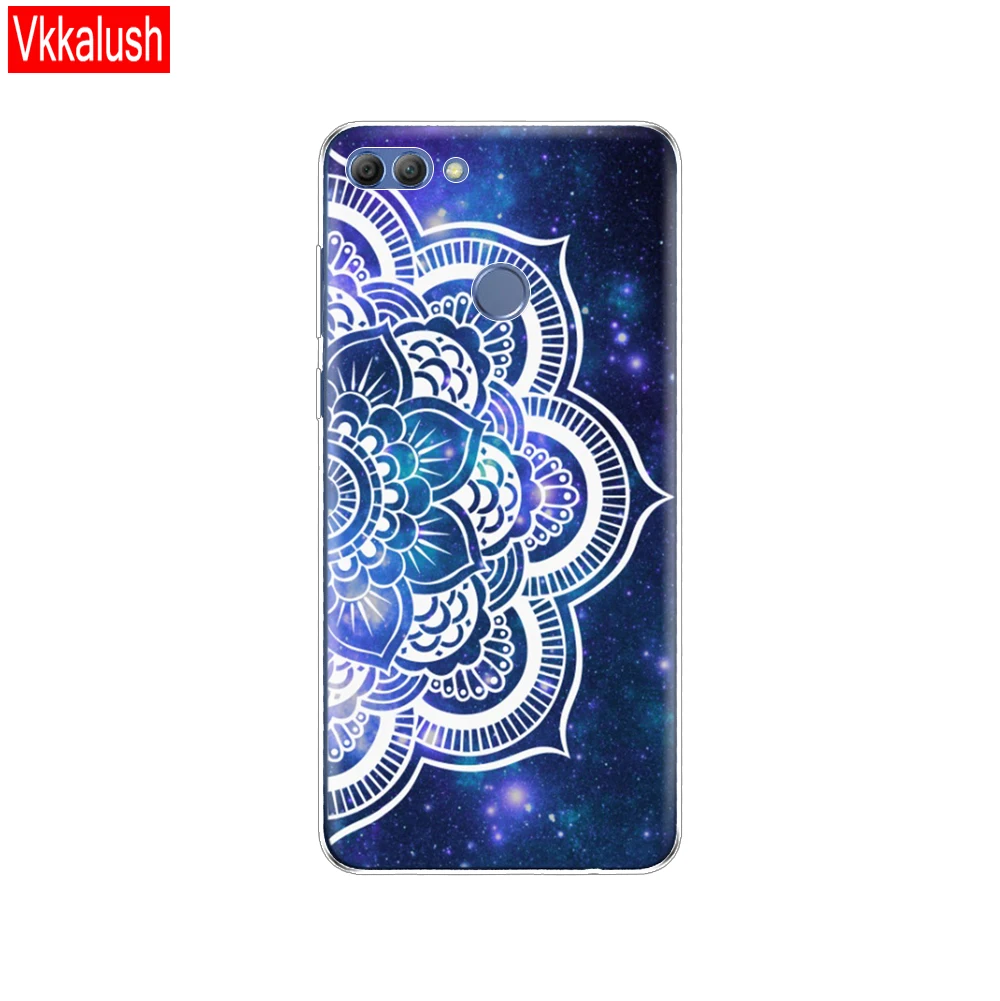 Чехол для телефона huawei P Smart Enjoy 7 S, Мягкий ТПУ силиконовый чехол на заднюю панель 360, полностью защитный прозрачный чехол с принтом - Цвет: 80079