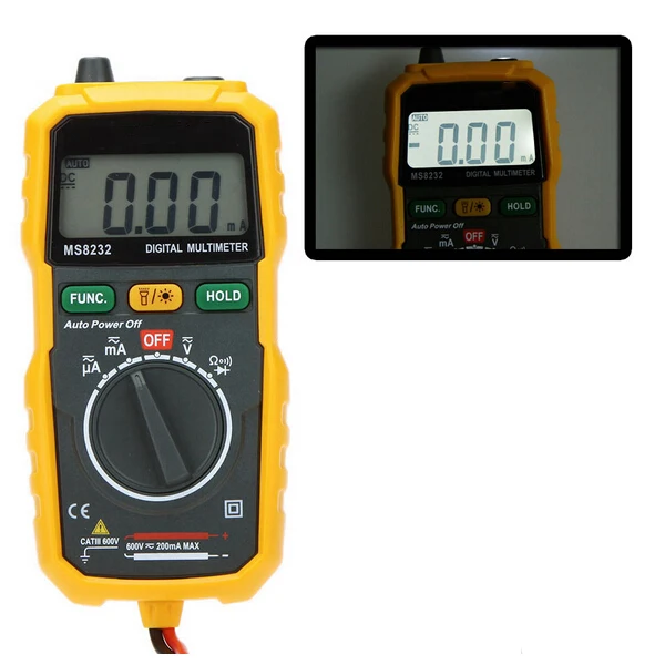 

Non-Contact Portable Auto Range Digital Multimeter DMM Auto Power Off Tester Ammeter Multi tester DC AC Voltage Current Tester