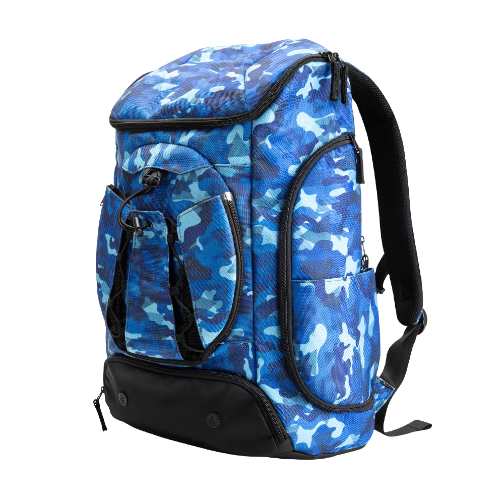 

Kuangmi Multi-functional Sports bag Basketball backpack black blue team training package 42L 30L