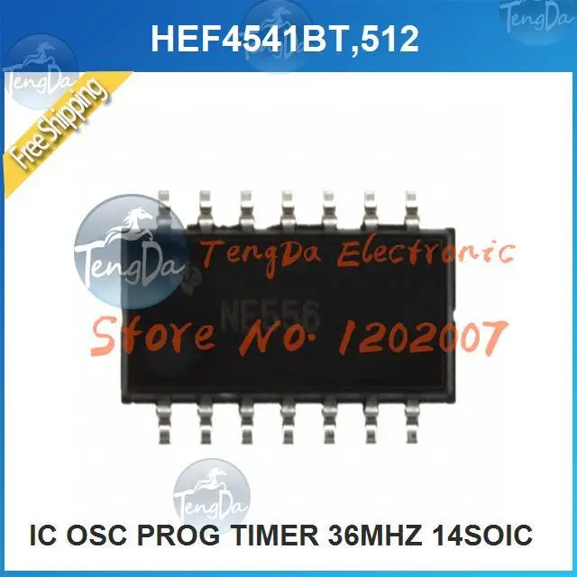 HEF4541BT IC OSC PROG TIMER 36Mhz 14SOIC HEF4541BT IC OSC PROG TIMER 36Mhz 14SOIC