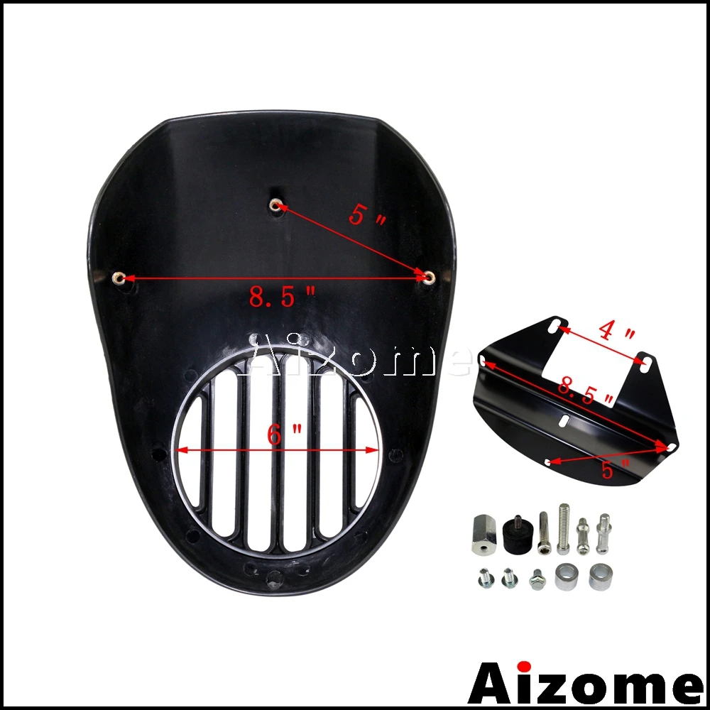 Мотоцикл 5 3/4 &quotфара обтекатель для Harley Sportster XL 87 10 Dyna 95 05 FXR FXRS 82 94 фары капот (EX C FXDWG
