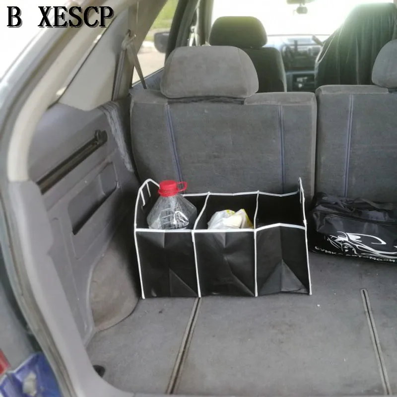 BXESCP Горячая корзина для хранения в автомобиле сумка багажнике продукты ухода за