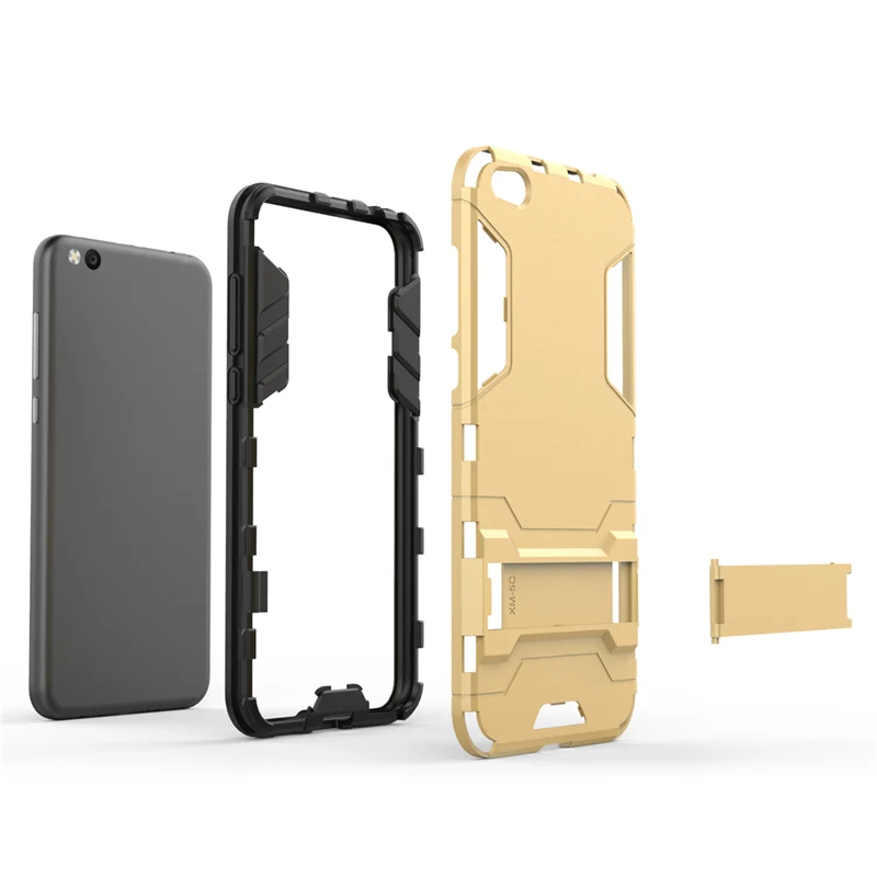 2 в 1 Жесткий ПК + Мягкий Силиконовый ТПУ резиновый чехол с подставкой для Xiaomi MiX3