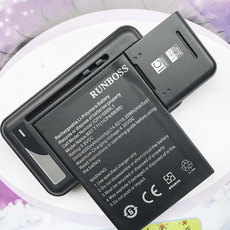 Аккумулятор для телефона Acer Liquid T03 T04 Z630 Z630S 4000 мАч с зарядным устройством