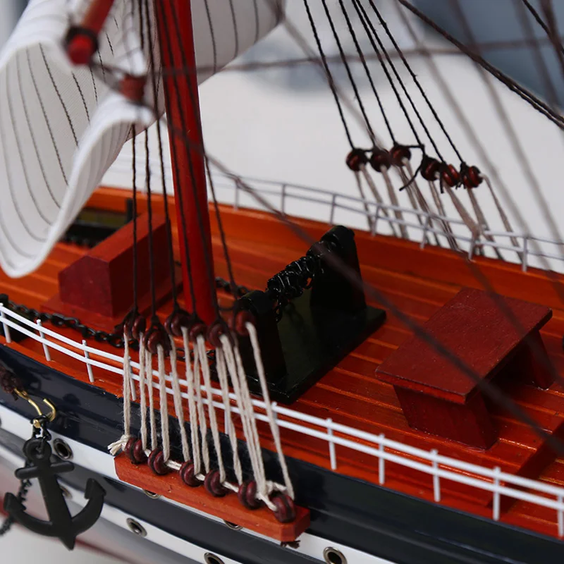 LUCKK 100 см AMERIGO VESPUCCI деревянная модель кораблей, украшение для дома и интерьера, дерево для сборки, классические игрушки, строительный подарок