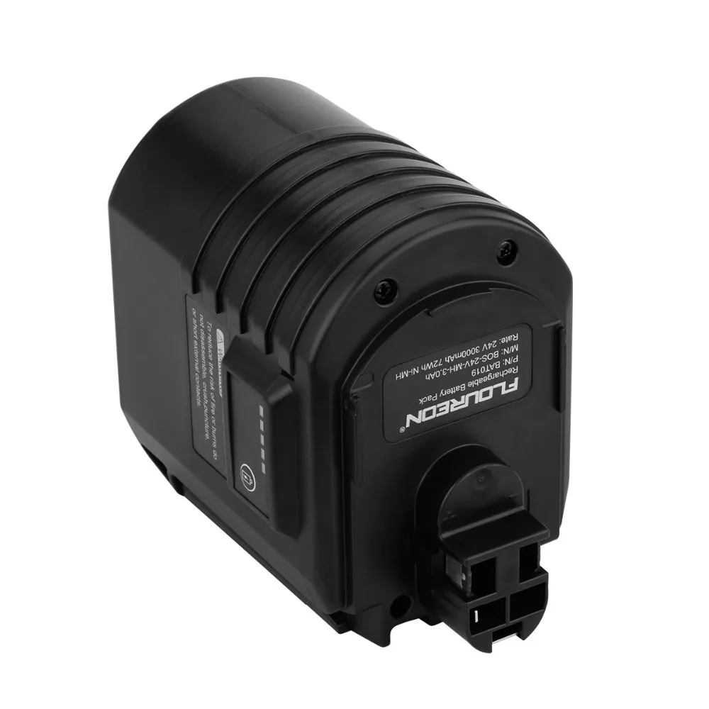 Для Bosch floureon BAT019 24 V 3000 mAh аккумуляторная батарея блок электроинструментов батарея Замена для GBH 24VFR GBH24VRE Ni-MH