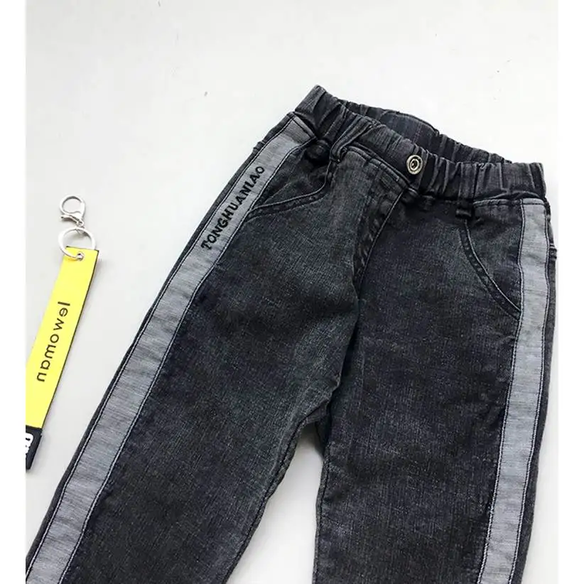 

Boys pants 2021 new spring kids clothing big boys jeans cotton trousers baby children roupas infantis menina pencil leggings