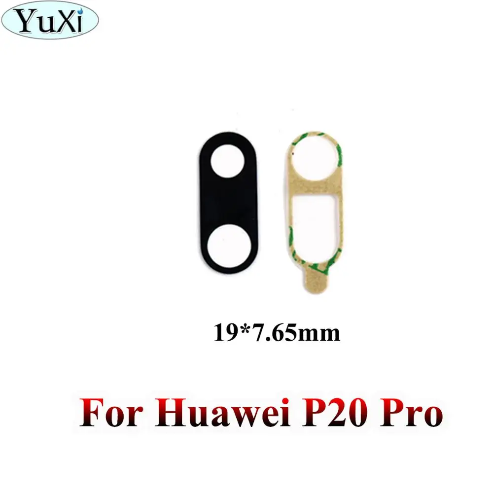 Стеклянный объектив задней камеры YuXi для Huawei Ascend P20 lite pro P10 P9 Plus P8 max P7 с клейкой