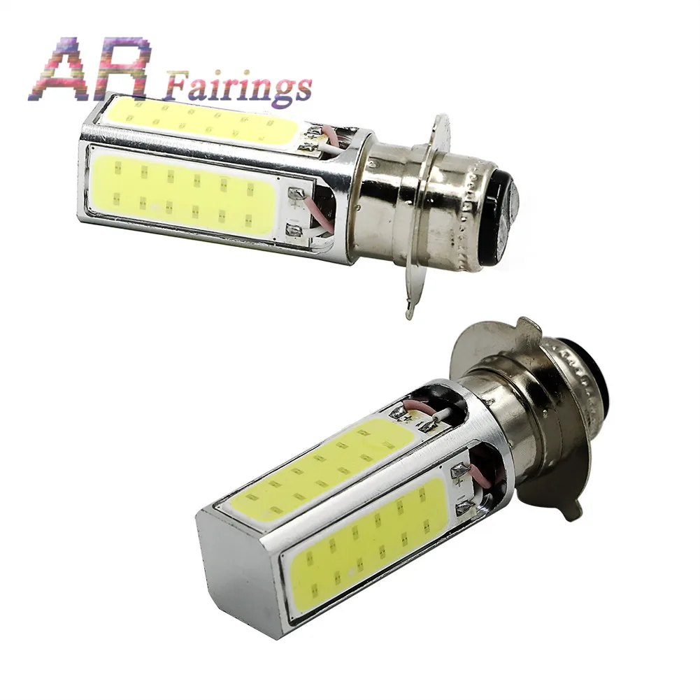 12 В 8 Вт COB LED H6 фара Лампа 6000 К для Yamaha Honda Kawasaki Polaris Suzuki Замена No. 4901-323-750 4032007 21V-84314-00-00