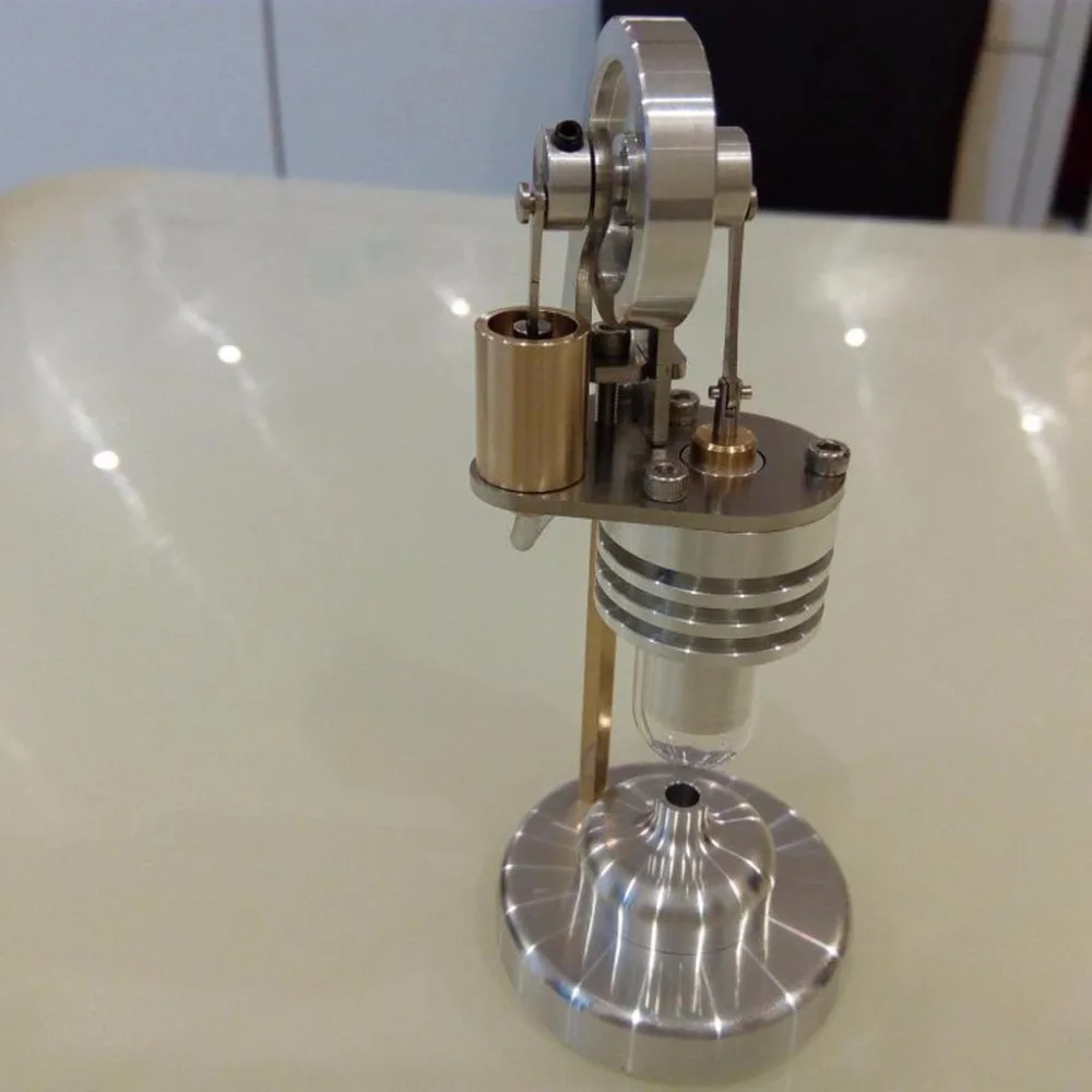 Sterling engine, miniature vertical engine model engine, scientific experiment, birthday gift
