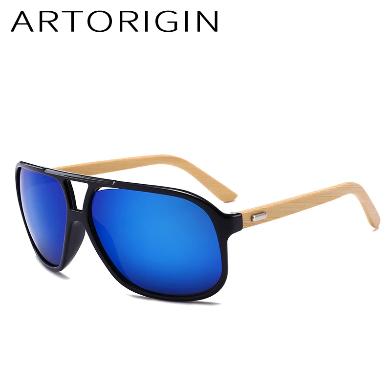 Деревянные солнцезащитные очки ARTORIGIN мужские брендовые дизайнерские зеркальные