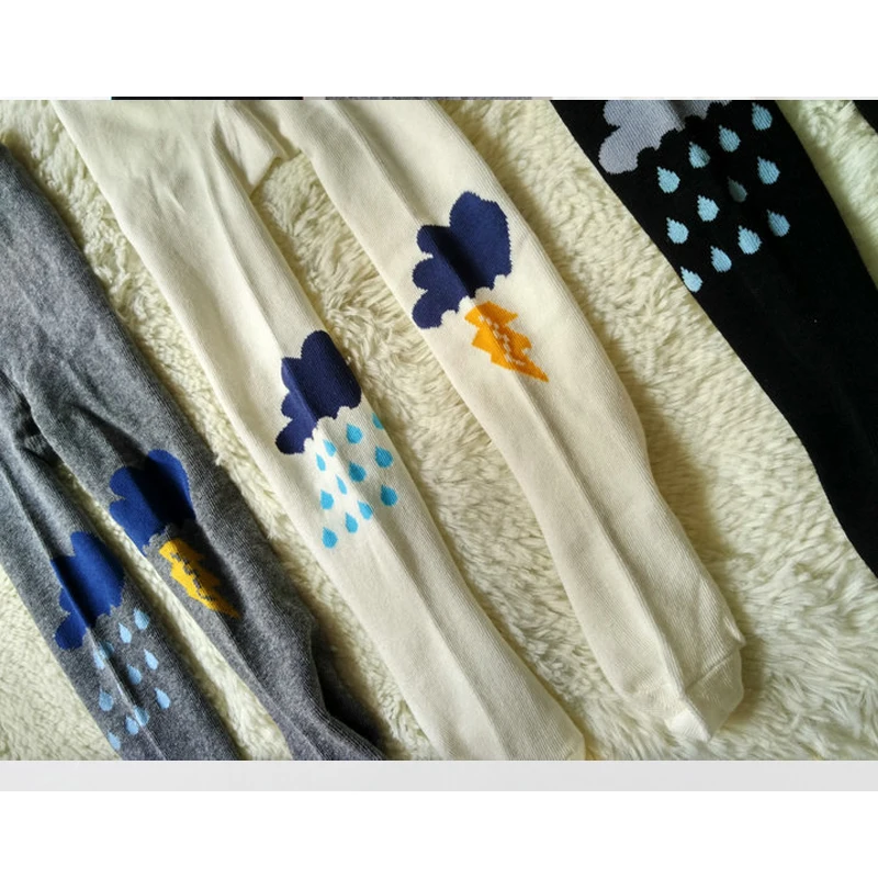 Новинка 2019 детские трико для маленьких девочек колготки теплые Мультяшные