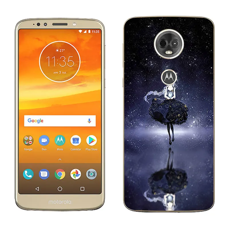 Чехол для телефона Motorola E5 Plus чехол MOTO E5Plus мягкий силиконовый MOTOROLA | Мобильные