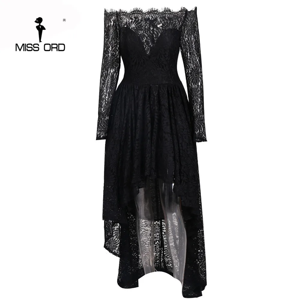 Платье MISS ORD с длинным рукавом и кружевной строчкой FT4763 2020|dress dress dress|lace long sleeve