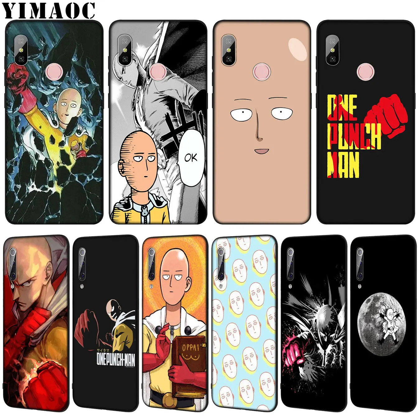 YIMAOC ONE PUNCH MAN мультяшный Мягкий силиконовый чехол для телефона Xiaomi Mi 10 9 9T CC9 CC9E 8 SE A3