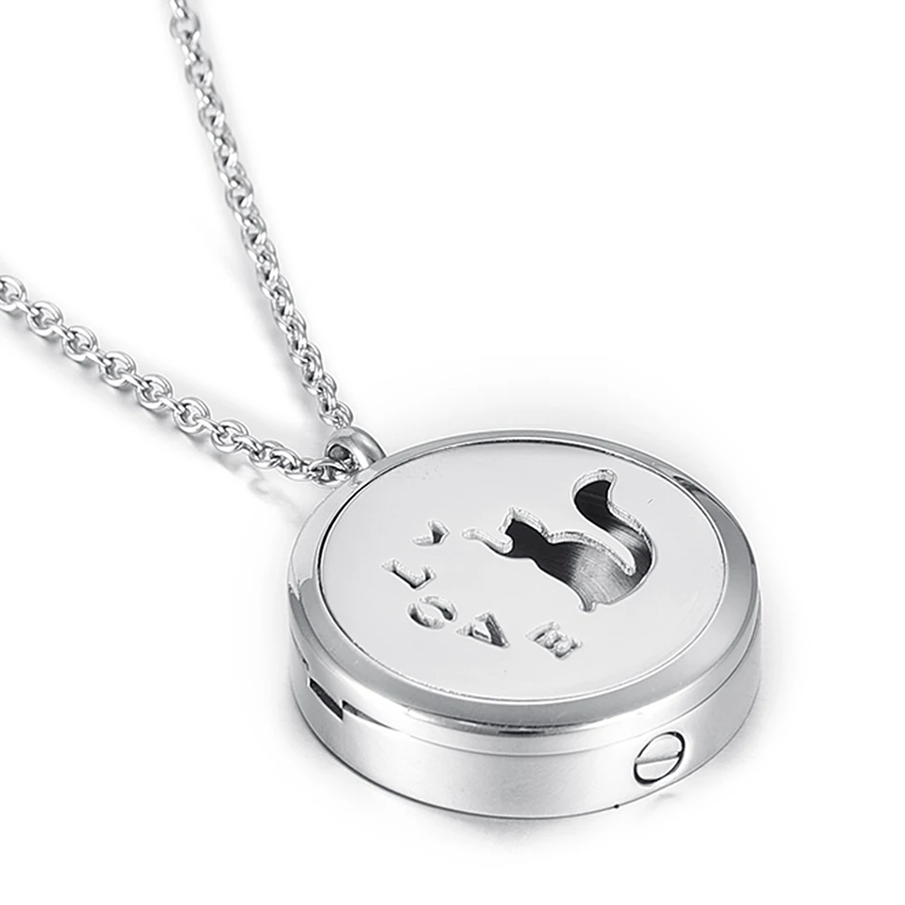 IJD5009 Pet Cat масляный медальон диффузор для золы Подвеска памятного ясеня сувенир