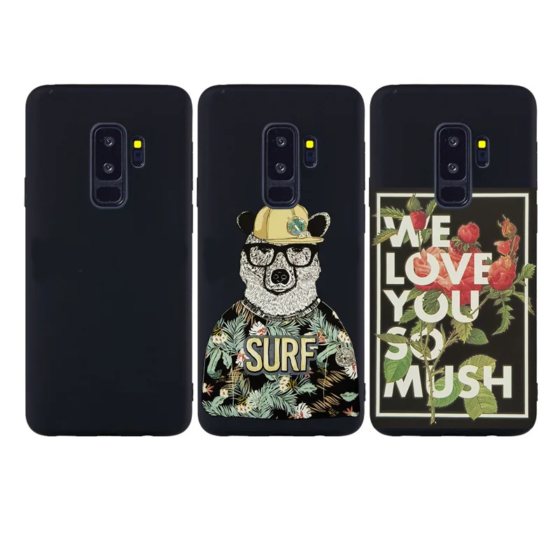 Луна Чехол для samsung Galaxy S10 S9 S8 S7 плюс Lite край мягкий силиконовый чехол телефон ТПУ