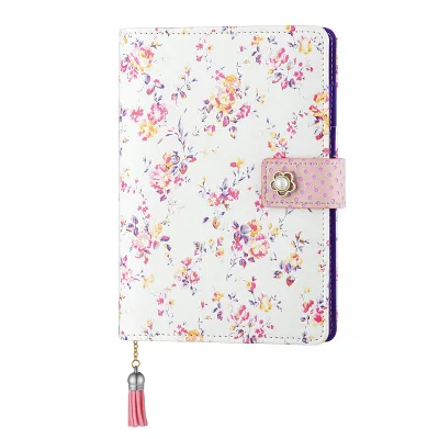 Pink w Snap Fastener TATCAT A6 записная книжка с кодовым замком, дневник для путешествий, записная книжка с застежкой, дневник TPN103 - Цвет: Pink w Snap Fastener