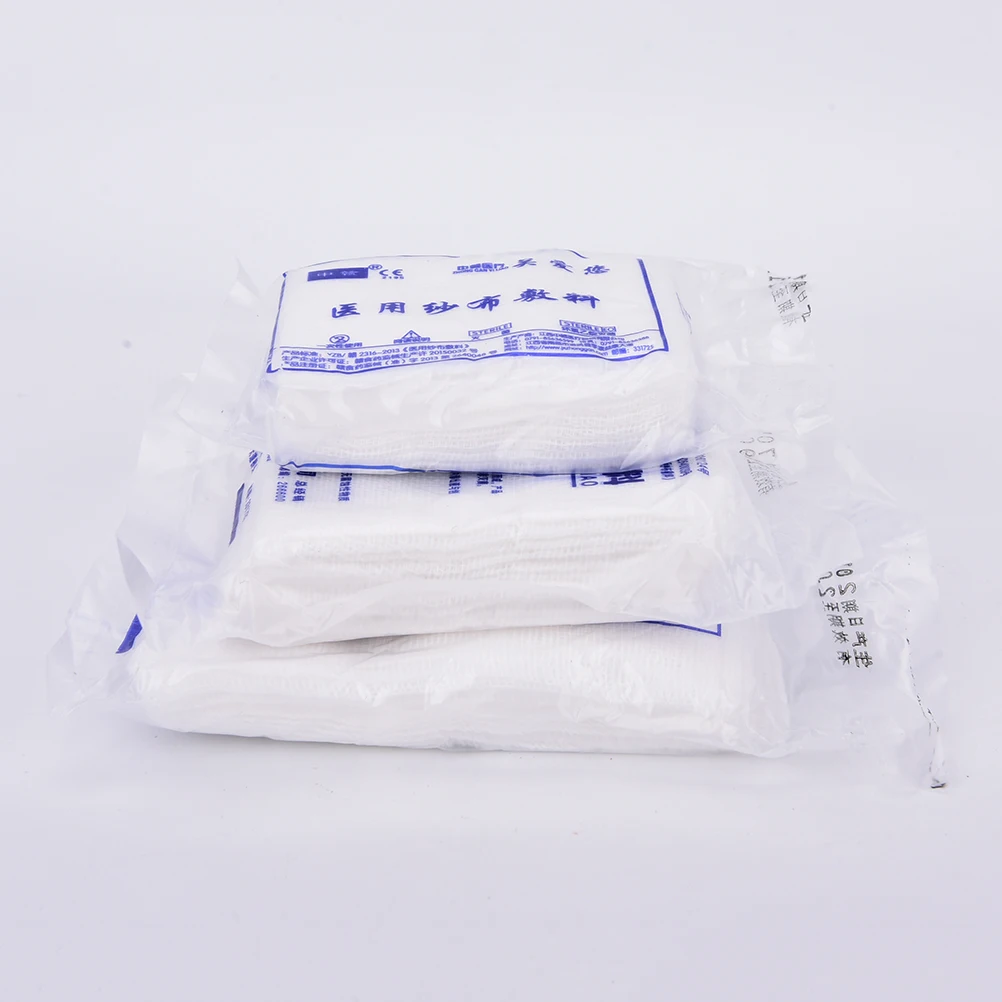 

New 10pcs/lot Gauze Medical Bandage First Aid Material Dressing Wound Dressing Aid Accessories Hot Sale