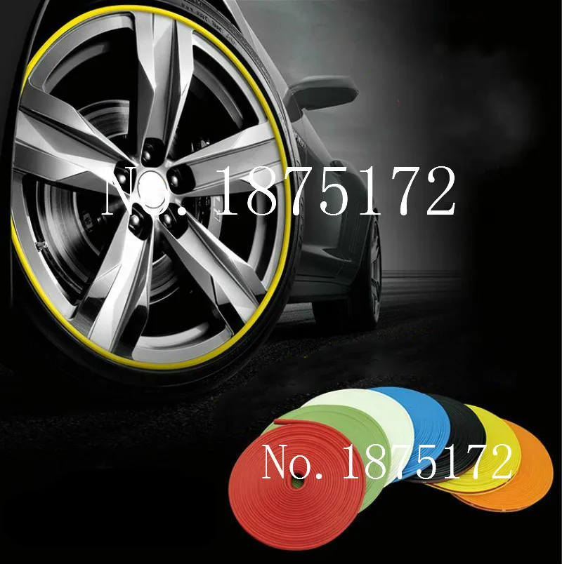 8 м/рулон красное защитное кольцо для обода колеса автомобиля|car styling|red carcar strip |