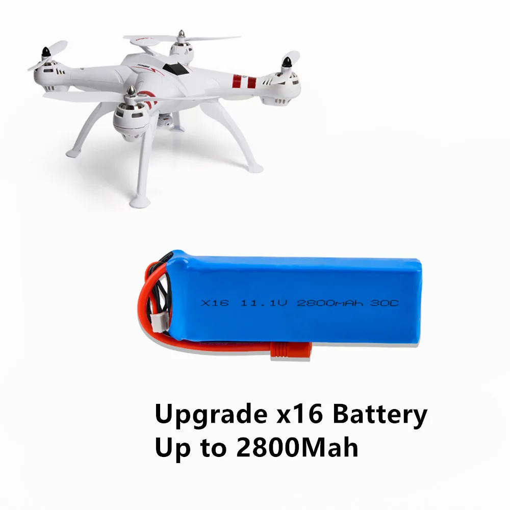 Обновленный аккумулятор X16 11 1 В 2800 мАч для квадрокоптера BAYANGTOYS X21 X22 Yiqing X8 запасные