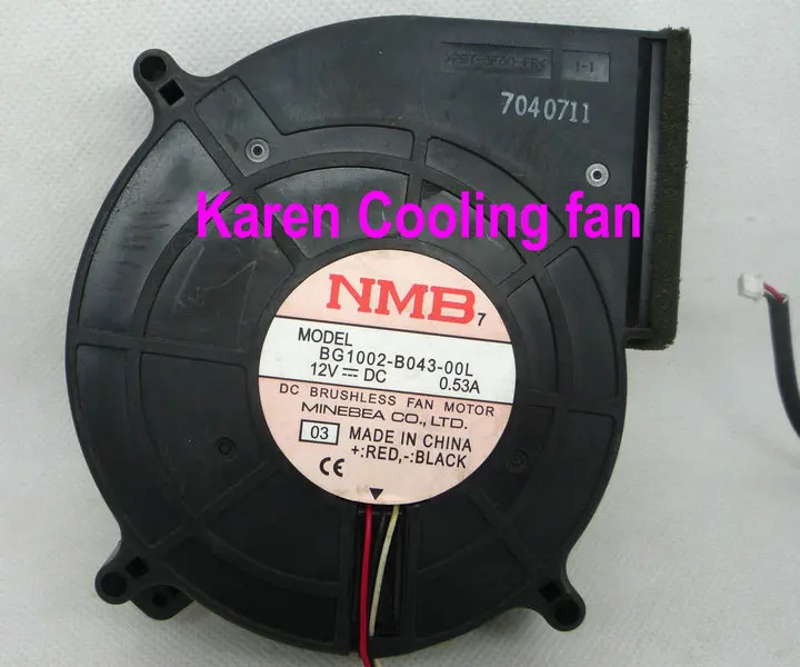 

10CM 10025 12V 0.53A BG1002-B043-00L Cooling Fan