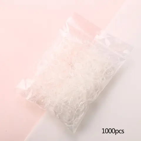 Резинки для волос AIKELINA детские из ТПУ, 1000, шт./пакет (маленькая посылка)