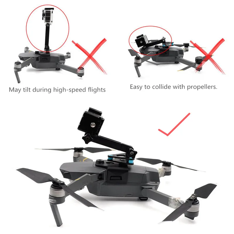 Крепление для камеры gopro hero расширенный держатель амортизационный кронштейн dji