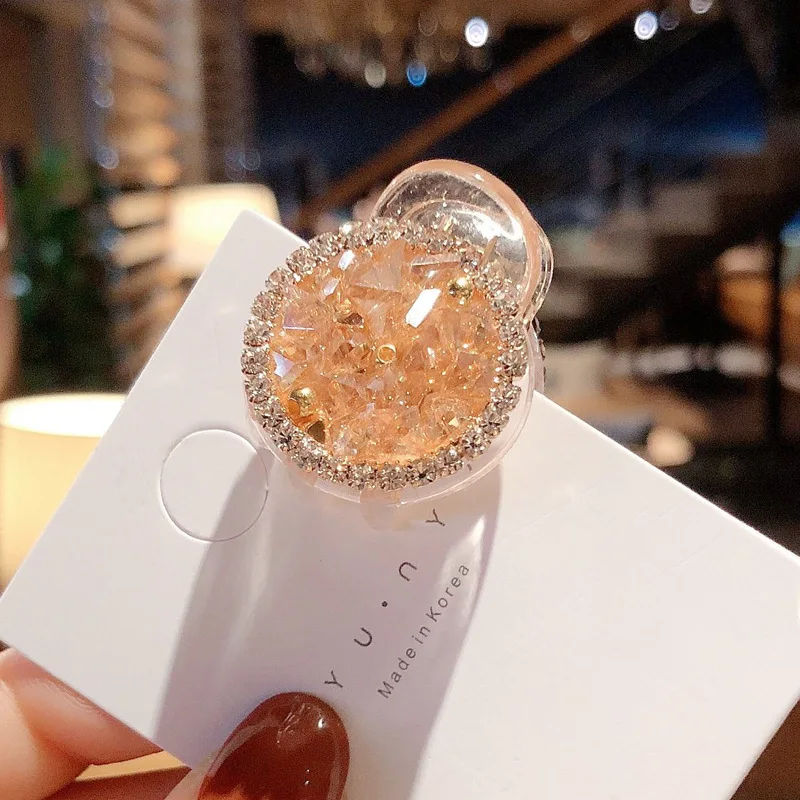 

Hot Ins Luxury Hairpins For Women Girls Shining Crystal Mini Hair Claw Princess Style Ponytail Hair Clips Rhinestone Hair Access