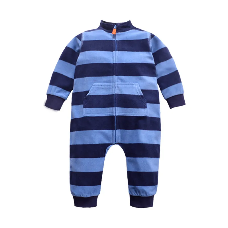 Новый цельный комбинезон для маленьких девочек и мальчиков с длинным рукавом